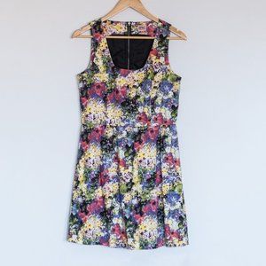 Floral pattern mini-dress - Size 6